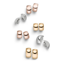 Ohrclips "Tonneau 30" Pavé