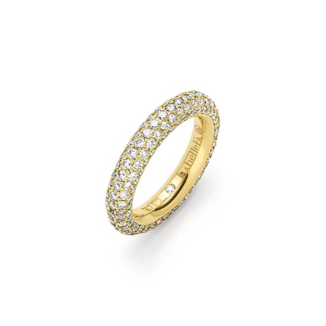 Ring "Rotonde 4,5" Pavé