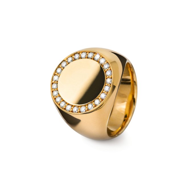 Unikat-Ring Brillant-Siegel