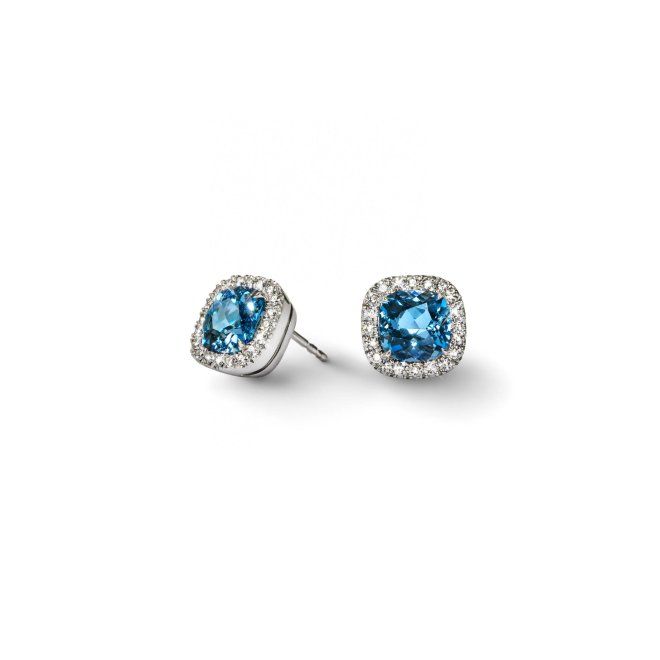 Classique Ohrstecker Aquamarin