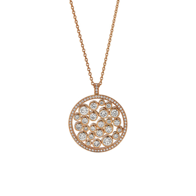 Bubble Anhänger mit Kette