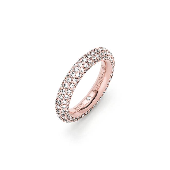 Ring "Rotonde 4,5" Pavé