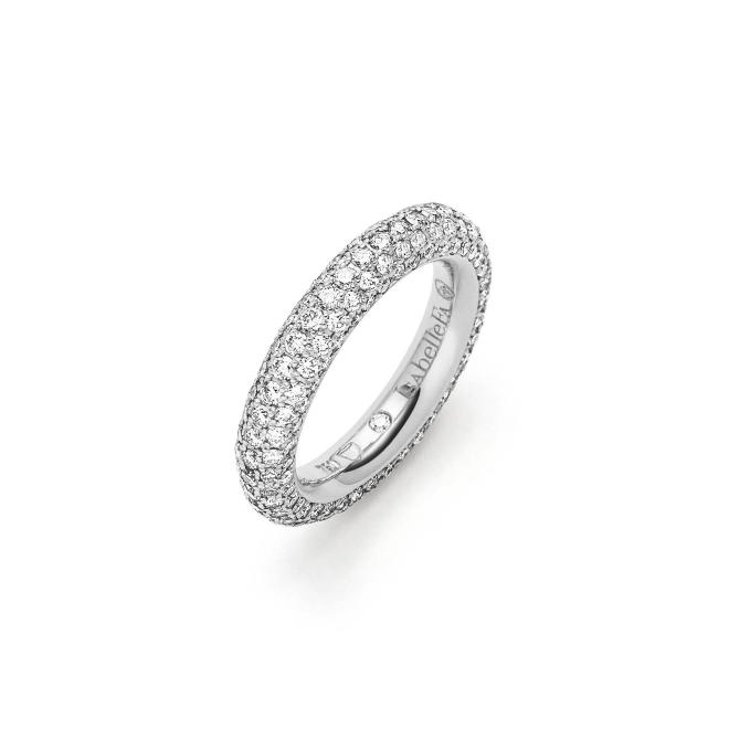 Ring "Rotonde 4,5" Pavé
