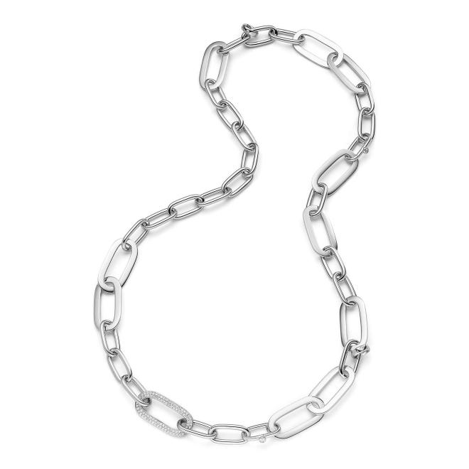 Lange Kette "Romance" Pavé
